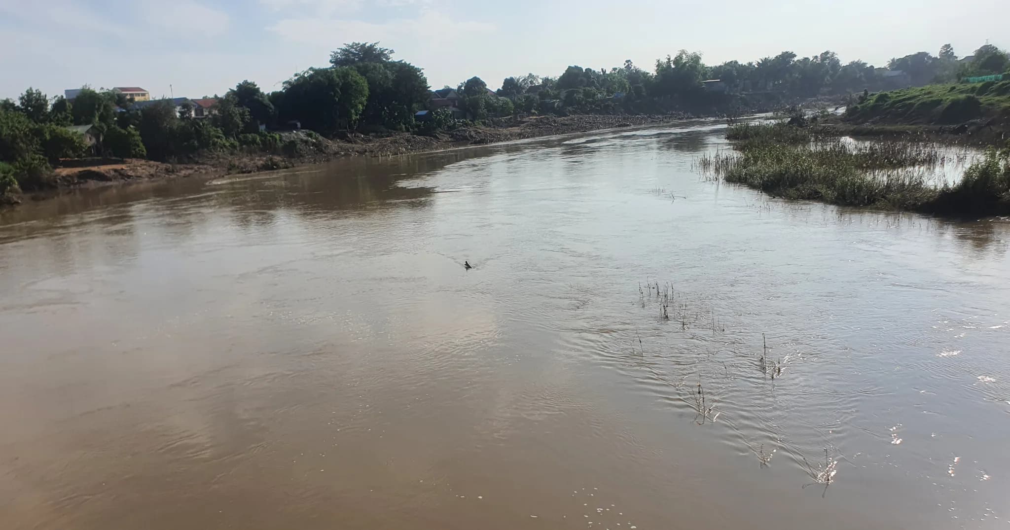 កម្រិតកម្ពស់ទឹកតាមខ្នងទំនប់នានាក្នុងខេត្តកំពង់ស្ពឺ