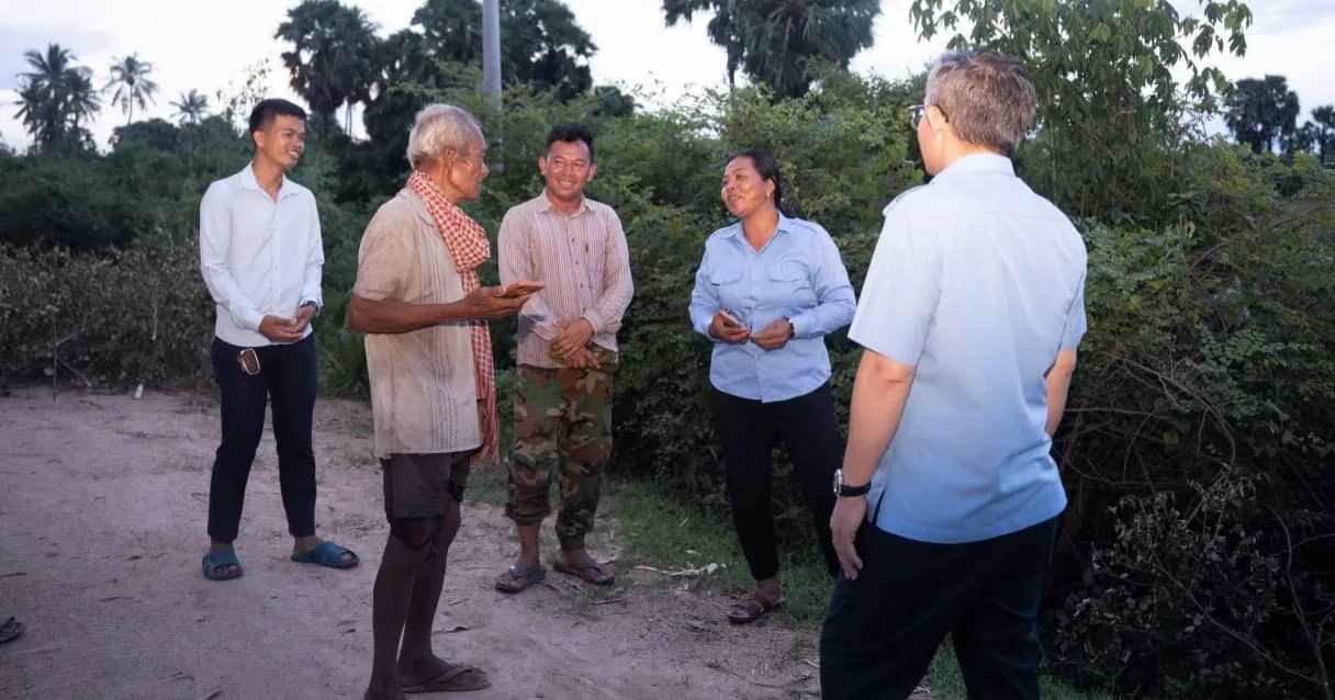 ឯកឧត្តម ឈួរ សុបញ្ញា ដឹកនាំក្រុមការងារចុះពិនិត្យស្ថានភាពជំនន់ទឹកភ្លៀង និងស្វែងរកដំណោះស្រាយបញ្ហាផ្លូវដាច់នៅឃុំដំណាក់រាំង