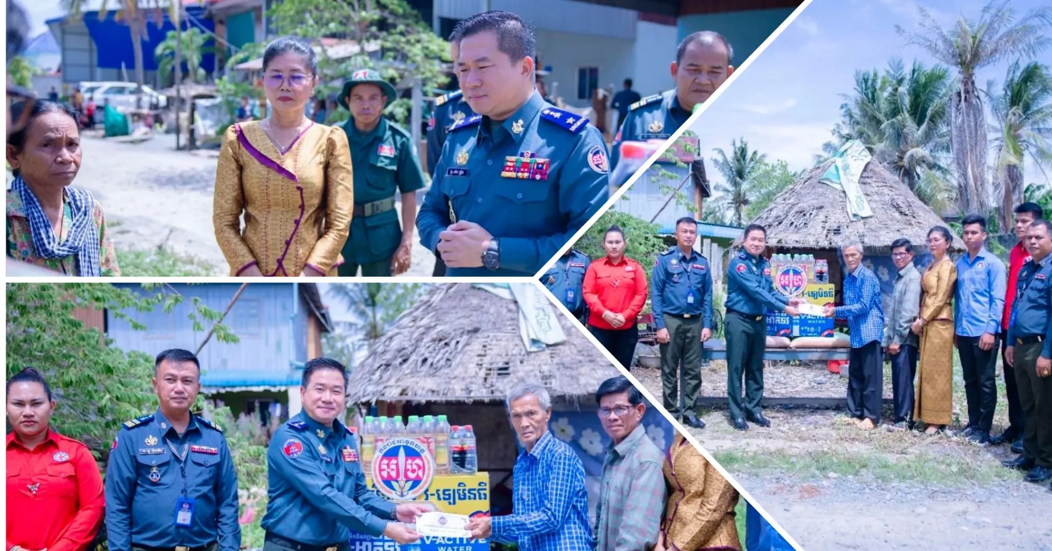លោកឧត្តមសេនីយ៍ត្រី ម៉េង ស្រ៊ុន មេបញ្ចាការ បានអញ្ជើញដឹកនាំក្រុមការងារ​កងរាជអាវុធហត្ថខេត្តកំពង់ស្ពឺ ចុះ​សួ​សុខទុក្ខនិងនាំយកនូវថវិកាព្រមទាំងគ្រឿងឧបភោគបរិភោគឧបត្ថម្ភ​ជូនដល់លោកតា​ ហាច​ ហាន​ អាយុ៦៨ឆ្នាំ​ ដែលមានជីវភាពខ្វះខាត​រស់នៅក្រុងច្បារមន...