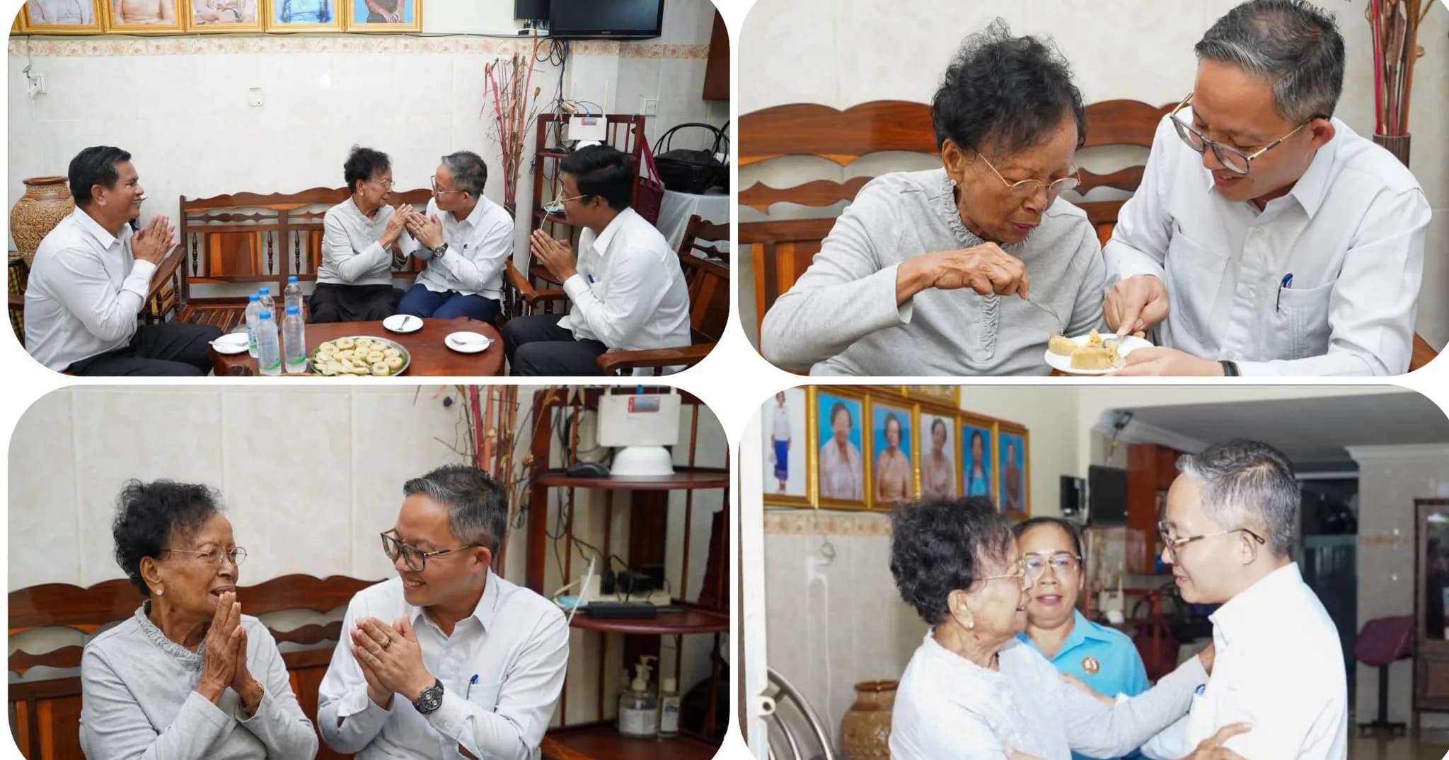 ផ្នែកនិវត្តជន និងអតីតយុទ្ធជន បានចុះសួរសុខទុក្ខលោកជំទាវ អ៊ឹម សាវឿន ទីប្រឹក្សាជាន់ខ្ពស់រដ្ឋសភា និងជាអតីតអ្នកតំណាងរាស្ត្រមណ្ឌលខេត្តកំពង់ស្ពឺ