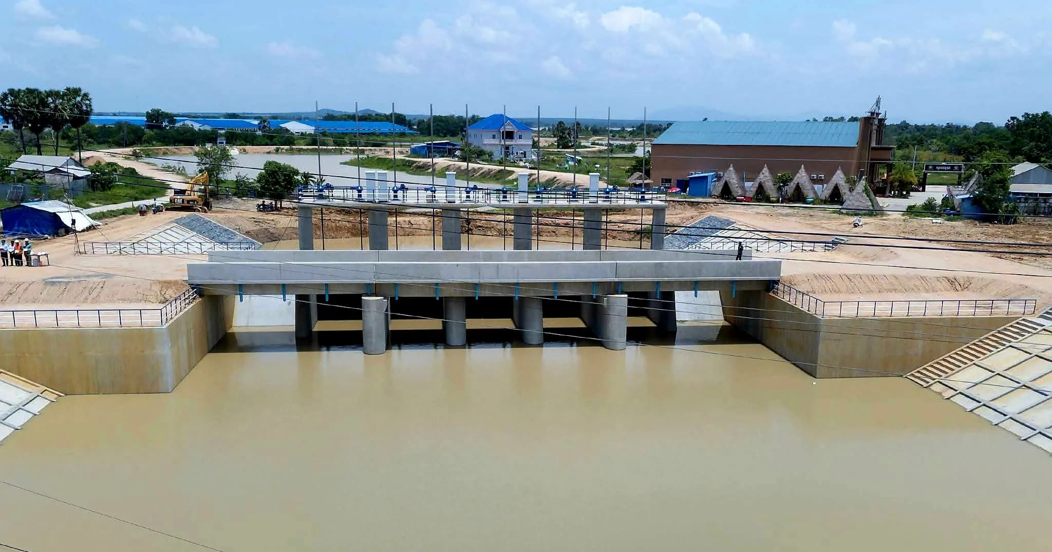 កម្រិតកម្ពស់ទឹកតាមខ្នងទំនប់នានាក្នុងខេត្តកំពង់ស្ពឺ