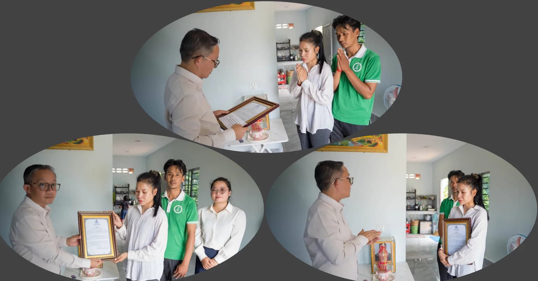 ក្រុមការងារផ្នែកនិវត្តជន និងអតីតយុទ្ធជន ខេត្តកំពង់ស្ពឺ នាំយកសាររំលែកមរណទុក្ខ និងបច្ច័យរបស់ ឯកឧត្តម ហ៊ុន ម៉ានី ជូនក្រុមគ្រួសារសពនិវត្តជននៅឃុំខ្ទុំក្រាំង