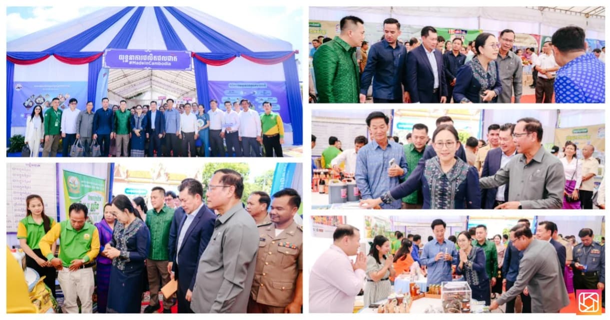 មន្ទីរពាណិជ្ជកម្មខេត្តកំពង់ស្ពឺ បើកសម្ពោធ «យុទ្ធនារការផលិតផលជាតិ Made in Cambodia» ដើម្បីលើកកម្ពស់ស្នាដៃកូនខ្មែរ និងពង្រីកទីផ្សារ SMEs