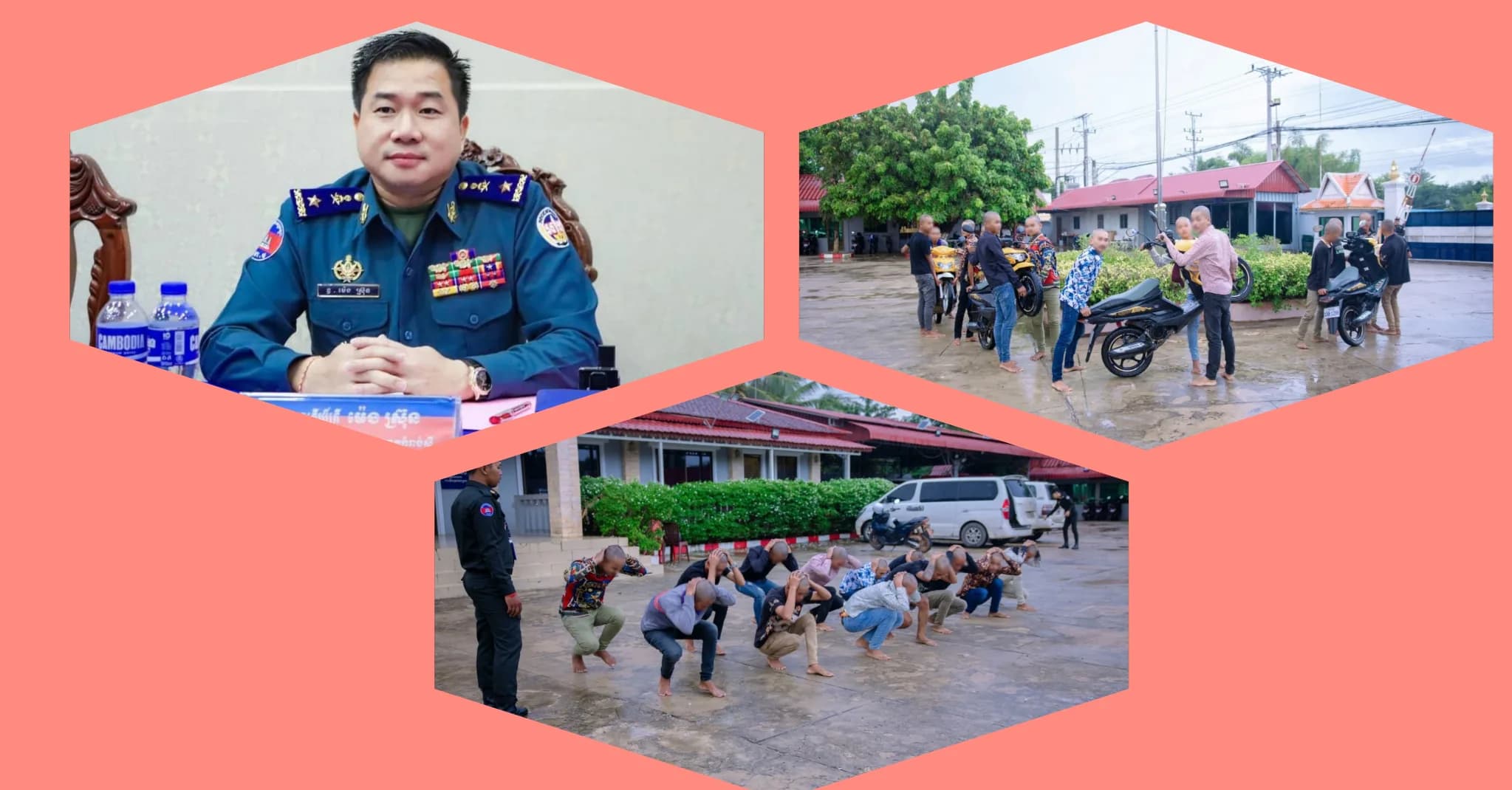 ពិតជាមិនរៀងចាលមេន ករណីក្មេងទំនើងចំនួន០២ក្រុម មានគ្នាចំនួន១៣នាក់ បែកគំនិតធ្វើសកម្មភាពជិះម៉ូតូជាក្រុមបង្ករភាពរញេររញៃ និងបង្ហោះម៉ូតូតាមផ្លូវសាធារណៈយ៉ាងអនាធិបតេយ្យ បង្កការភ័យខ្លាចដល់ពលរដ្ឋ ត្រូវបានកម្លាំងជំនាញកងអាវុធហត្ថខេត្តកំពង់ស្ពឺ ធ្វើការបង្ក្រាប និងឃាត់ខ្លួនភ្លាមៗ..........!