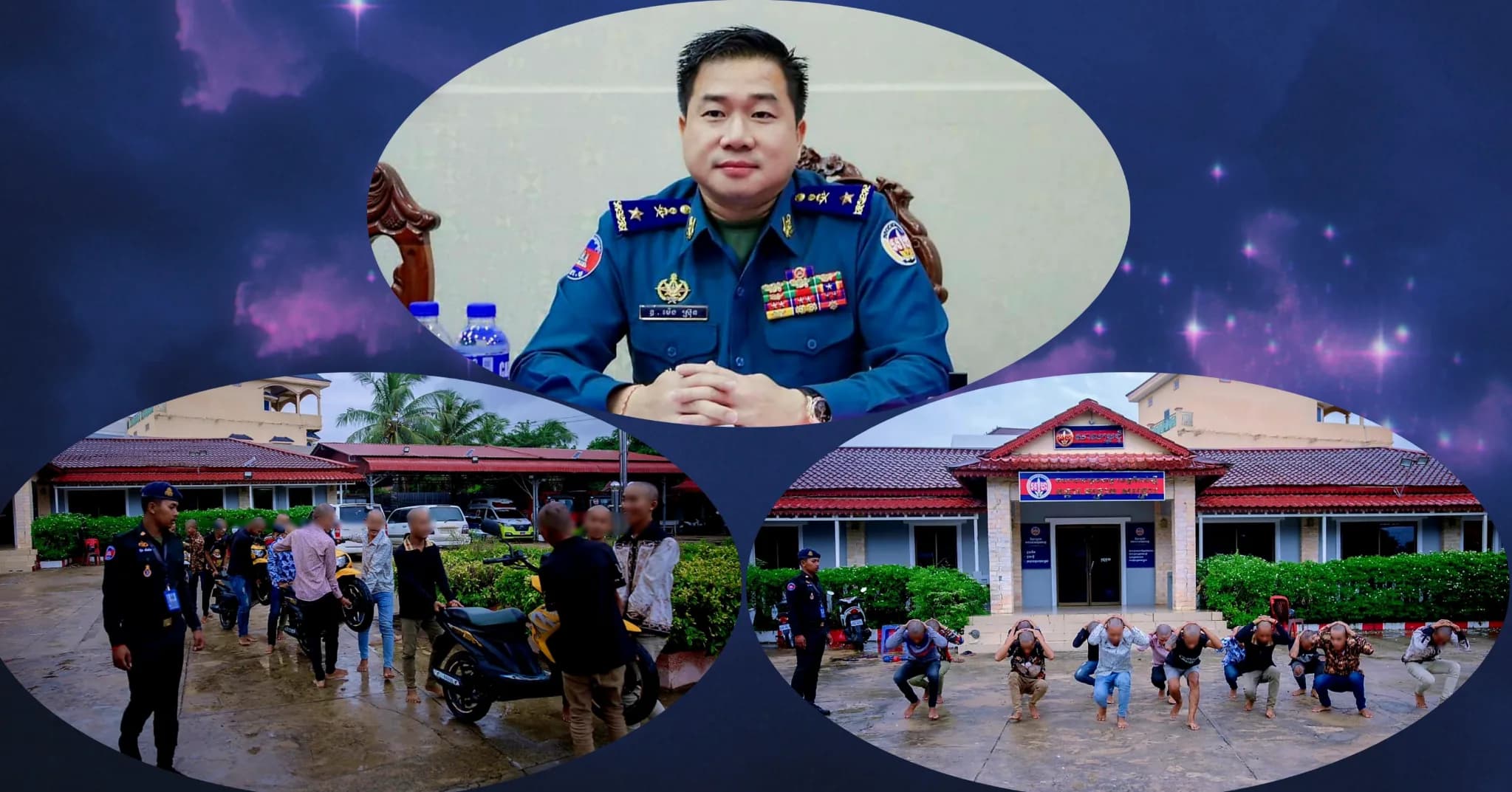 ពិតជាមិនរៀងចាលមេន ករណីក្មេងទំនើងចំនួន០២ក្រុម មានគ្នាចំនួន១៣នាក់ បែកគំនិតធ្វើសកម្មភាពជិះម៉ូតូជាក្រុមបង្ករភាពរញេររញៃ និងបង្ហោះម៉ូតូតាមផ្លូវសាធារណៈយ៉ាងអនាធិបតេយ្យ បង្កការភ័យខ្លាចដល់ពលរដ្ឋ ត្រូវបានកម្លាំងជំនាញកងអាវុធហត្ថខេត្តកំពង់ស្ពឺ ធ្វើការបង្ក្រាប និងឃាត់ខ្លួនភ្លាមៗ..........!