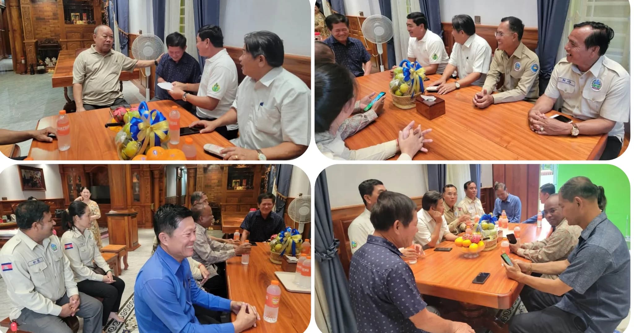 លោក យឹម ណន ប្រធានមន្ទីរ បានដឹកនាំថ្នាក់ដឹកនាំ និងមន្រ្តីរាជការ ចូលរួមអមដំណេីរឯកឧត្តម ប៊ិន សារ៉េត អតីតប្រធានមន្ទីរកសិកម្ម រុក្ខាប្រមាញ់ និងនេសាទខេត្តកំពង់ស្ពឺ អញ្ជេីញសួរសុខទុក្ខលោក លឹម គឹមឡុង