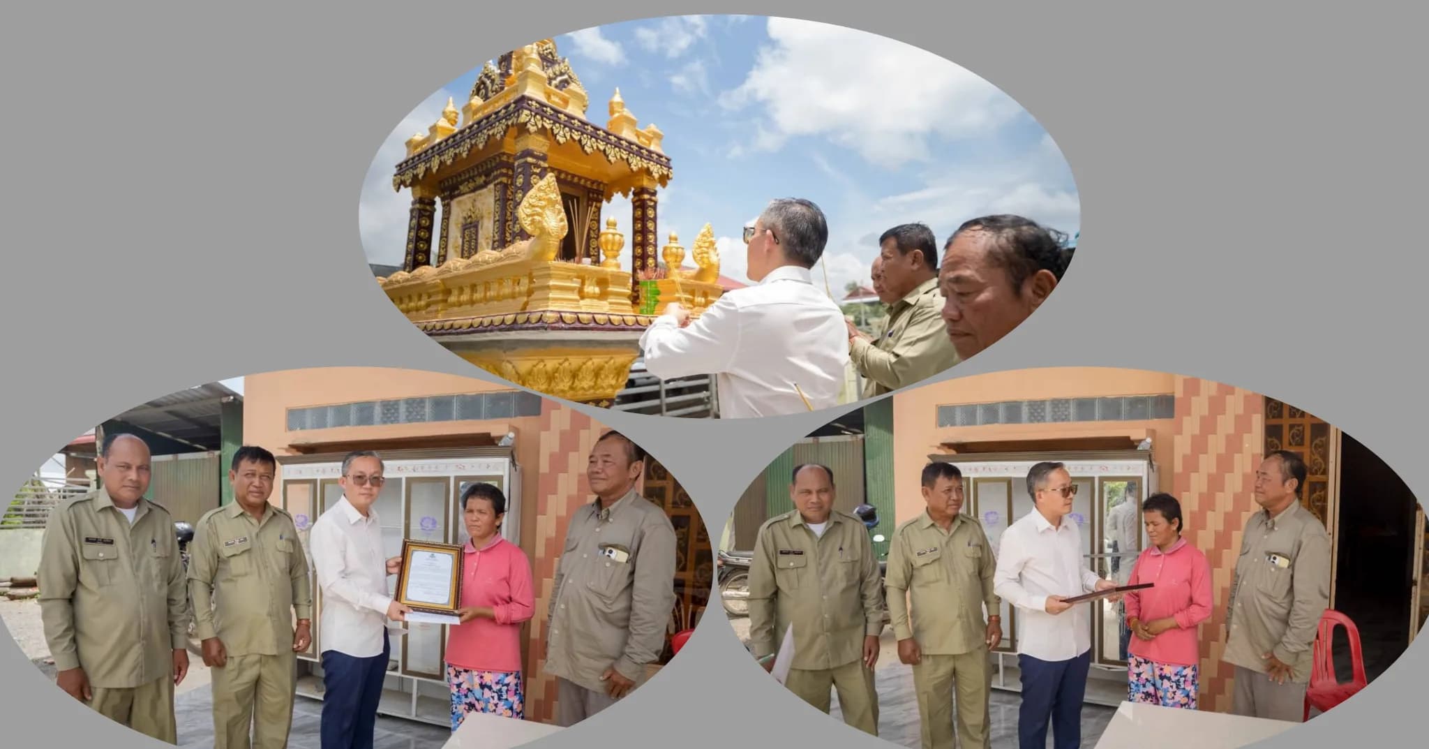 ក្រុមការងារផ្នែកនិវត្តជន និងអតីតយុទ្ធជន ខេត្តកំពង់ស្ពឺ នាំយកសាររំលែកមរណទុក្ខ និងបច្ច័យរបស់ ឯកឧត្តម ហ៊ុន ម៉ានី ជូនក្រុមគ្រួសារសពនិវត្តជន